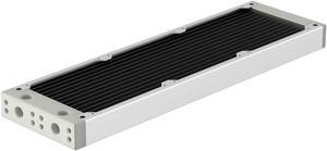 PrimoChill 360SL (30mm) EXIMO Modular Radiator, White POM, 3x120mm, Triple Fan (R-SL-W36) Available in 20+ Colors, Assembled in USA and Custom Watercooling Loop Ready