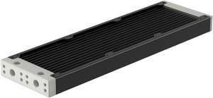 PrimoChill 360SL (30mm) EXIMO Modular Radiator, White POM, 3x120mm, Triple Fan (R-SL-W36) Available in 20+ Colors, Assembled in USA and Custom Watercooling Loop Ready