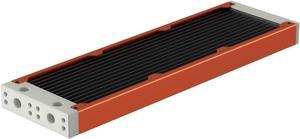 PrimoChill 360SL (30mm) EXIMO Modular Radiator, White POM, 3x120mm, Triple Fan (R-SL-W36) Available in 20+ Colors, Assembled in USA and Custom Watercooling Loop Ready