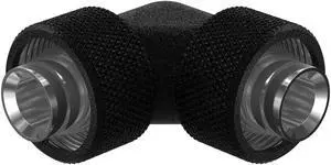 PrimoChill SecureFit SX - Premium 90 Degree Compression Fitting Set For 1/2in ID x 3/4in OD Flexible Tubing (F-SFSX3490) - Available in 20+ Colors, Custom Watercooling Loop Ready