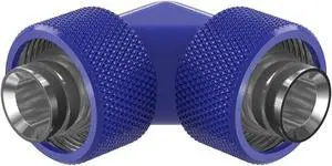 PrimoChill SecureFit SX - Premium 90 Degree Compression Fitting Set For 1/2in ID x 3/4in OD Flexible Tubing (F-SFSX3490) - Available in 20+ Colors, Custom Watercooling Loop Ready