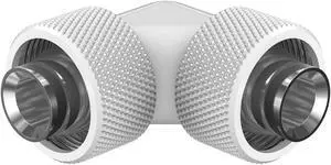 PrimoChill SecureFit SX - Premium 90 Degree Compression Fitting Set For 1/2in ID x 3/4in OD Flexible Tubing (F-SFSX3490) - Available in 20+ Colors, Custom Watercooling Loop Ready