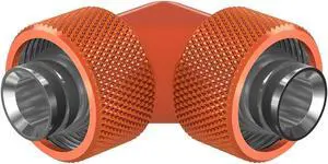 PrimoChill SecureFit SX - Premium 90 Degree Compression Fitting Set For 1/2in ID x 3/4in OD Flexible Tubing (F-SFSX3490) - Available in 20+ Colors, Custom Watercooling Loop Ready