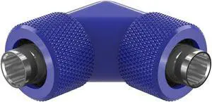 PrimoChill SecureFit SX - Premium 90 Degree Compression Fitting Set For 3/8in ID x 1/2in OD Flexible Tubing (F-SFSX1290) - Available in 20+ Colors, Custom Watercooling Loop Ready