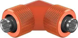 PrimoChill SecureFit SX - Premium 90 Degree Compression Fitting Set For 3/8in ID x 1/2in OD Flexible Tubing (F-SFSX1290) - Available in 20+ Colors, Custom Watercooling Loop Ready