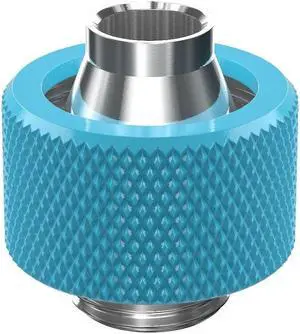 PrimoChill SecureFit SX - Premium Compression Fitting For 7/16in ID x 5/8in OD Flexible Tubing (F-SFSX758) - Available in 20+ Colors, Custom Watercooling Loop Ready