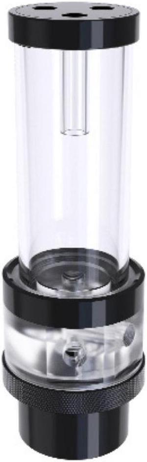 Bykski Complete D5 Pump / 150mm PMMA Reservoir Combo, Armored Black - with integrated 5V Addressable RGB (CP-NWD5-X-CT60-V3)