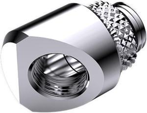 Bykski G 1/4in. Male to Female 360 Degree Rotary Elbow Fitting - 45 Degree Angle (CC-RD45S-X)