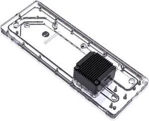 Bykski Distro Plate For SEASONIC Q704 - PMMA w/ 5v Addressable RGB(RBW) (RGV-SEA-Q704-P-K)