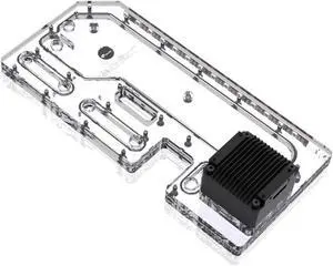 Bykski Distro Plate For CORSAIR 4000D - PMMA w/ 5v Addressable RGB(RBW) (RGV-COS-4000D-P-K)