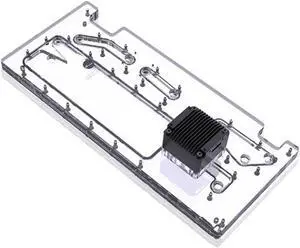 Bykski Distro Plate For CORSAIR 680X - PMMA w/ 5v Addressable RGB (RBW) (RGV-COS-680X-P-K)