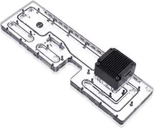 Bykski Distro Plate For COUGAR Blazer - PMMA w/ 5v Addressable RGB(RBW) (RGV-CG-5LMGO-P-K)