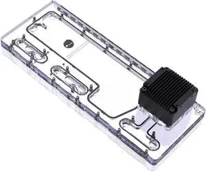 Bykski Distro Plate for TT A500 TG - PMMA w/ 5v Addressable RGB (RBW) (RGV-TT-A500-TG-P)