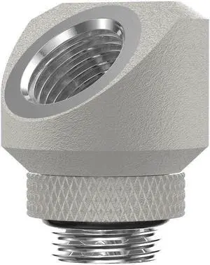 PrimoChill InterConnectSX Flat 45 Degree Rotary Fitting (FAF45)  Enhanced PC Cooling with Sleek Aesthetics - Available in 20+ Colors, Custom Watercooling Loop Ready