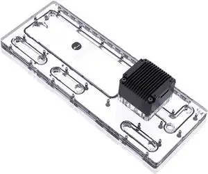 Bykski Distro Plate For COUGAR CONQUER 2 - PMMA w/ 5v Addressable RGB(RBW) (RGV-CG-ZFZ-VG-P-K)