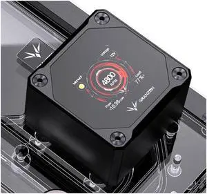 Bykski Distro Plate For PHANTEKS NV7 - PMMA w/ 5v Addressable RGB(RBW) (RGV-PHA-NV7-P-KG)