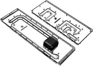 Bykski Dual Distro Plate For Thermaltake CTE C750 PMMA w/ 5v Addressable RGB(RBW) (RGV-TT-C750-A1-P-K)