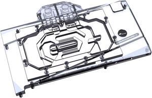 Bykski Full Coverage GPU Water Block and Backplate For MSI GeForce RTX 4090 GAMING X SLIM 24G (N-MS4090DGMSL-X)