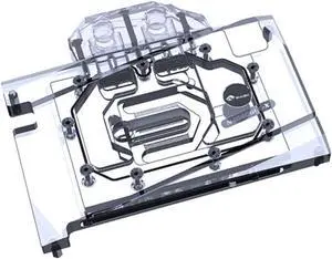 Bykski Full Coverage GPU Water Block and Backplate For iGame/ColorFire GeForce RTX 4060 Meow/Ultra W OC (N-IG4060L-X)