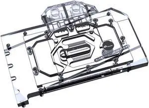 Bykski Full Coverage GPU Water Block and Backplate For ASUS Dual GeForce RTX 4060 Ti OC Edition 16GB (N-AS4060TIDUAL16G-X)