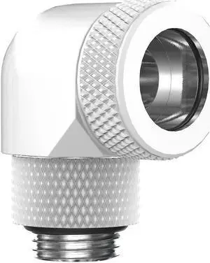 PrimoChill InterConnect SX Premium G1/4 to 90 Degree Adapter Fitting for 14MM Rigid Tubing (FA-G9014)