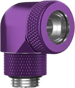 PrimoChill InterConnect SX Premium G1/4 to 90 Degree Adapter Fitting for 14MM Rigid Tubing (FA-G9014) PrimoChill InterConnect SX Premium G1/4 to 90 Degree Adapter Fitting for 14MM Rigid Tubing (FA-G9014)