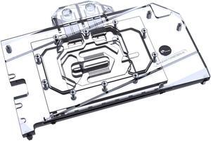 Bykski Full Coverage GPU Water Block and Backplate For ASUS STRIX GeForce RTX 4070/SUPER 012G GAMING (SELECT MODELS ONLY) (N-AS4070SSTRIX-X)