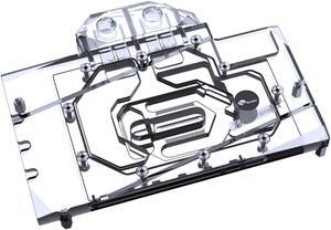 Bykski Full Coverage GPU Water Block and Backplate For LEADTEK WinFast RTX 3070 Ti LIFE ES 8G (N-LE3070TILE-X)