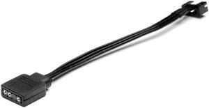 Bykski 5v Addressable RGB (RBW) Asus Aura Synchronous Adapter Cable - Black (B-CNTR-95X3L)