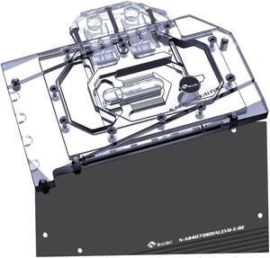 Bykski Full Coverage GPU Water Block and Backplate For ASUS Dual GeForce RTX 4070 SUPER EVO 12GB (N-AS4070SDUALEVO-X)