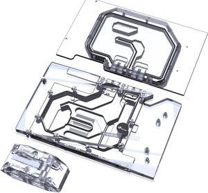 Bykski Full Coverage GPU Water Block w/ Integrated Active Backplate for NVIDIA GeForce RTX 3090 Founders Edition (N-RTX3090FE-TC-V2)