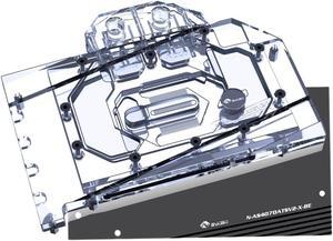 Bykski Full Coverage GPU Water Block and Backplate For ASUS ATS Geforce RTX 4070 O12G V2 Gaming  (N-AS4070ATSV2-X)