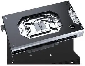 Bykski Armored End Port GPU Waterblock with Backplate for PALIT GeForce RTX 5090 GameRock 32GB (N-PT5090GK-X-V2)
