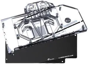 Bykski Full Coverage GPU Water Block and Backplate For ASRock AMD Radeon RX 9070 XT Taichi 16GB OC (A-AR9070XTTC-X)
