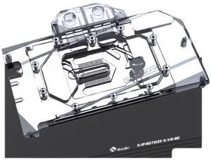 Bykski Full Coverage GPU Water Block and Backplate For iGame GeForce RTX 4070 Ultra W OC-V (N-IG4070ZF-X-V2)