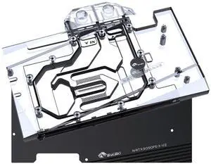 Bykski Full Coverage GPU Water Block and Backplate for nVidia Founders Edition RTX 3090 (N-RTX3090FE-X-V2)
