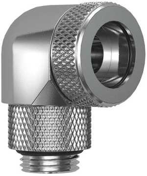PrimoChill InterConnect SX Premium G1/4 to 90 Degree Adapter Fitting for 14MM Rigid Tubing (FA-G9014) PrimoChill InterConnect SX Premium G1/4 to 90 Degree Adapter Fitting for 14MM Rigid Tubing (FA-G9014)