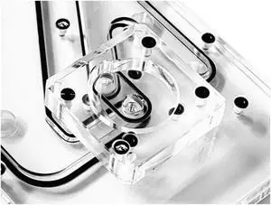 Bykski Distro Plate - Lian Li PC-011 Dynamic XL - PMMA w/ 5v Addressable RGB (RBW) (RGV-LAN-011XL-P) No pump