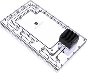 Bykski Distro Plate For TT Level 20 XT - PMMA w/ 5v Addressable RGB (RBW) (RGV-TT-LEVEL20XT-P-K) DDC Pump With Armor