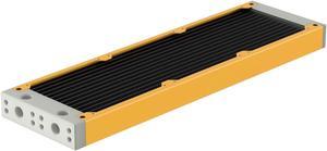PrimoChill 360SL (30mm) EXIMO Modular Radiator, White POM, 3x120mm, Triple Fan (R-SL-W36) Available in 20+ Colors, Assembled in USA and Custom Watercooling Loop Ready