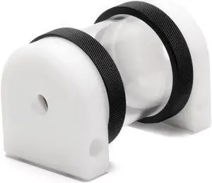 PrimoChill CTR Hard Mount White POM Reservoir - 80mm - TX Matte Black