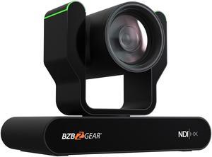 BZBGEAR 12X 1080P FHD AUTO TRACKING HDMI/3G-SDI/USB 2.0/USB 3.0/NDI|HX Live Streaming PTZ Camera with Tally Lights (Black)