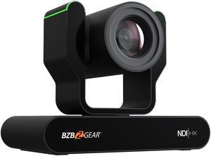 BZBGEAR 20X 1080P FHD AUTO TRACKING HDMI/3G-SDI/USB 2.0/USB 3.0/NDI|HX Live Streaming PTZ Camera with Tally Lights (Black)
