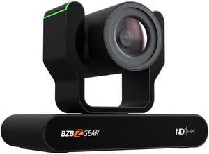 BZBGEAR 30X 1080P FHD AUTO TRACKING HDMI/3G-SDI/USB 2.0/USB 3.0/NDI|HX Live Streaming PTZ Camera with Tally Lights (Black)