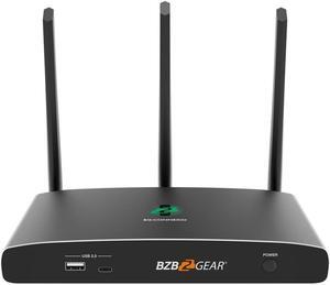 BZBGEAR 4K UHD Wireless BYOD Conference Room Presentation Collaboration Solution with Airplay/Miracast/Chromecast Support