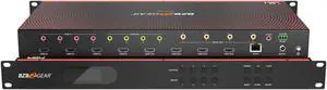 BZBGEAR 4x4 4K UHD Seamless HDMI Matrix Switcher/Video Wall Processor/MultiViewer with Scaler/IR/Audio/IP and RS-232