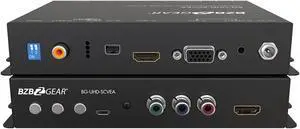 BZBGEAR 4K UHD Multi-Format HDMI/DP/VGA/CVBS/YPbPr to HDMI Scaler/Converter