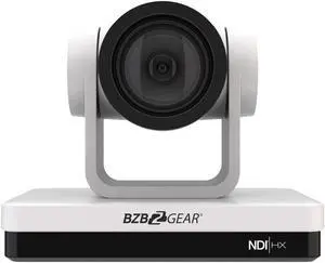 BZBGEAR Universal 1080P FHD PTZ 20X NDI/HDMI/SDI/USB 3.0 RS232/485 Live Streaming Camera (White)