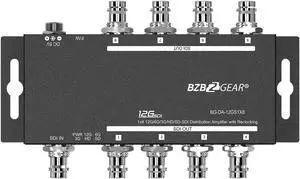 BZBGEAR 4K UHD 12G-SDI 1x8 Splitter/Distribution Amplifier