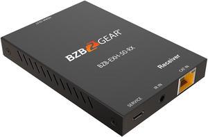 BZBGEAR 4K/UHD HDR HDMI Extender (TX/RX) Kit Over Single Cat6/7 up to 165ft with IR and HDMI Loop Out